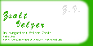 zsolt velzer business card